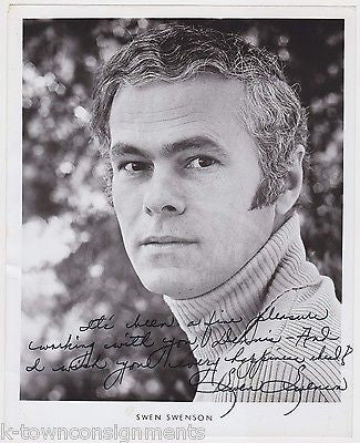 SWEN SWENSON GAY THEATRE ACTOR & DANCER VINTAGE AUTOGRAPH SIGNED PROMO PHOTO - K-townConsignments