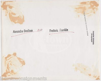 ALEXANDRA DANILOVA FREDERIC FRANKLIN BALLET RUSSE VINTAGE BALLET STAGE PHOTO - K-townConsignments