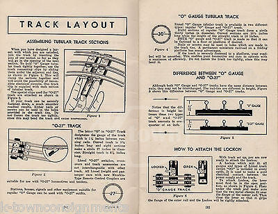 INSTRUCTIONS FOR ASSEMBLING & OPERATING LIONEL TRAINS VINTAGE TOY RAILROADS BOOK - K-townConsignments