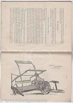 DAVIS PLATFORM BINDER CLEVELAND OHIO FARM EQUIPMENT ANTIQUE GRAPHIC SALE CATALOG - K-townConsignments
