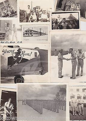 SHORT RUN! WWII BOMBER PLANE NOSE ART CHANUTE AIR FORCE BASE SNAPSHOTS PHOTOS - K-townConsignments