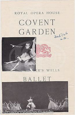 ROBERT HELPMANN MARGOT FONTEYN VINTAGE LES PATINEURS THEATRE PLAYBILL 1946 - K-townConsignments