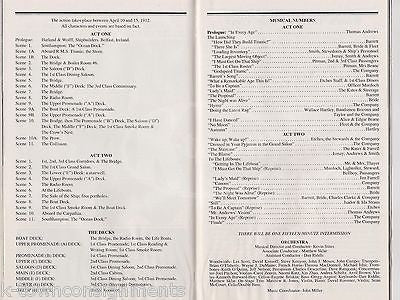 TITANIC CRUISE SHIP DISASTER VINTAGE LUNT-FONTANNE THEATRE SHOW PLAYBILL - K-townConsignments