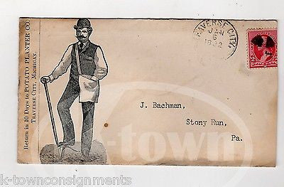 ACME POTATO PLANTER TRAVERSE CITY MICHIGAN ANTIQUE FARM ADVERTISING BROCHURE - K-townConsignments