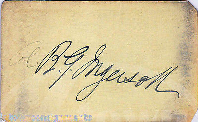 ROBERT G. INGERSOLL THE GREAT AGNOSTIC ANTIQUE AUTOGRAPHS SIGNED CDV PHOTOGRAPH - K-townConsignments