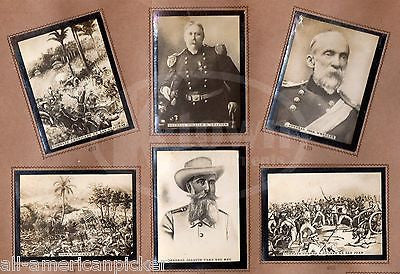 GENERAL SHAFTER JOSE WHEELER & LUDLOW CUBAN HISTORY ANTIQUE PHOTO CARDS POSTER - K-townConsignments