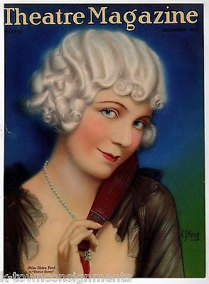 HELEN FORD DEAREST EMENY MOVIE ACTRESS ANTIQUE GRAPHIC MAGAZINE COVER PRINT - K-townConsignments