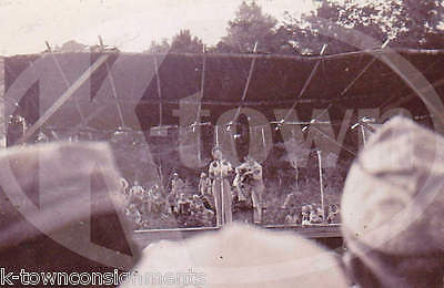 FRANCES LANGFORD PATTI THOMAS USO SHOW GIRLS ORIGINAL WWII SNAPSHOT PHOTOS LOT - K-townConsignments