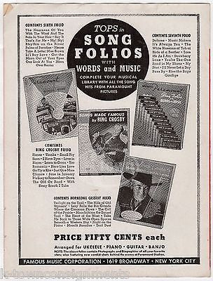 BOB HOPE CONSTANTLY ROAD TO MOROCCO MOVIE VINTAGE GRAPHIC SHEET MUSIC 1942 - K-townConsignments