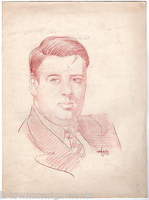 GREAT LAKES EXPOSITION OHIO ARTIST SIGNED HAND DRAWN SKETCH OF PROPAGANDA ARTIST - K-townConsignments