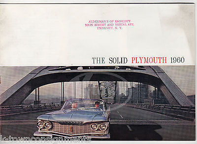 PLYMOUTH FURY BELVEDERE & SAVOY VINTAGE GRAPHIC ADVERTISING SALES BROCHURE BOOK - K-townConsignments