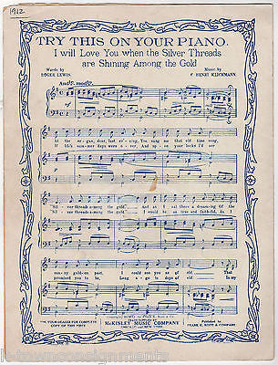 THAT DEVILISH GLIDE RAG ANTIQUE SATAN COSTUME GRAPHIC ART COVER SHEET MUSIC 1912 - K-townConsignments