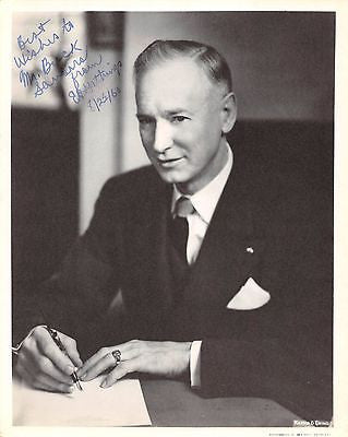 EZEKIEL CANDIER GATHINGS ARKANSAS CONGRESSMAN ORIGINAL AUTOGRPAH SIGNED PHOTO - K-townConsignments