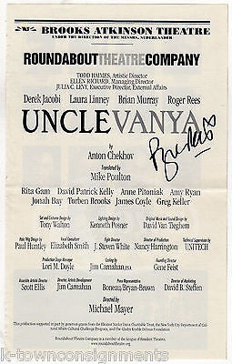 ROGER REES UNCLE VANYA STAGE & MOVIE ACTOR AUTOGRAPH SIGNED PLAYBILL PAGE - K-townConsignments