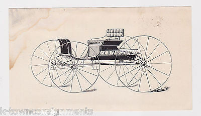 DS MORGAN TRIUMPH MOWERS REAPERS BROCKPORT NY ANTIQUE GRAPHIC ADVERTISING MAILER - K-townConsignments