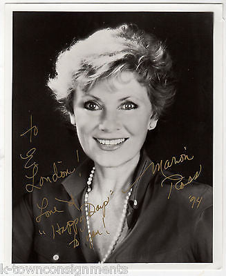 MARION ROSS HAPPY DAYS TV ACTRESS VINTAGE AUTOGRAPH SIGNED PHOTO - K-townConsignments