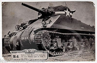 M4 TANK ATILLA IN ACTION VINTAGE WWII MILITARY VEHICLE PHOTO PRINT - K-townConsignments