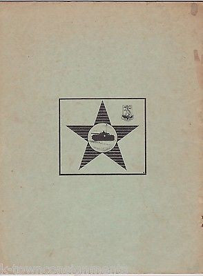 INVINCIBLE HISTORY OF THE 36th TANK BATTALION VINTAGE WWII SOLDIER'S WAR BOOK - K-townConsignments