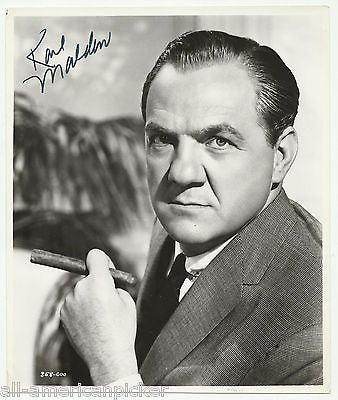 KARL MALDEN STREETCAR NAMED DESIRE MOVIE ACTOR VINTAGE AUTOGRAPH SIGNED PHOTO - K-townConsignments