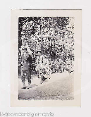 BOY SCOUTS OF AMERICA PARADE IN FULL UNIFORM VINTAGE AMERICANA SNAPSHOT PHOTOS - K-townConsignments