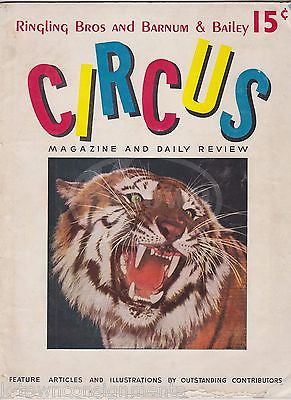RINGLING BROS BARNUM & BAILEY CIRCUS MAGAZINE & DAILY REVIEW ILLUSTRATED 1941 - K-townConsignments