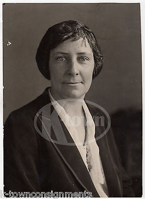 DOROTHY LEDYARD WWI RED CROSS NURSE ANTIQUE NEWS PRESS PHOTOGRAPH 1925 - K-townConsignments