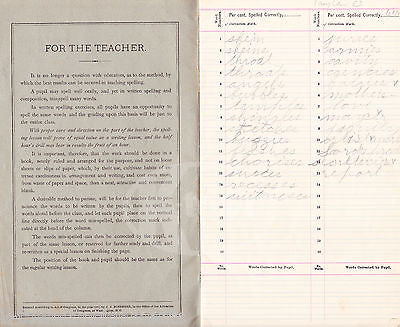 DINSMORE'S ELEMENTARY SCHOOL SPELLING ANTIQUE ENGLISH TEACHERS EDUCATIONAL BOOK - K-townConsignments