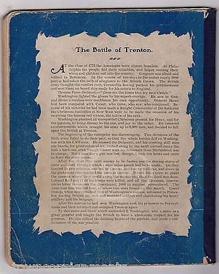 GEORGE WASHINGTON BATTLE OF TRENTON ANTIQUE GRAPHIC ART COVER SCHOOL NOTEBOOK - K-townConsignments