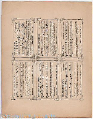 ANGELS MET HIM AT THE GATE P.P. BLISS SONG ANTIQUE ILLUSTRATED SHEET MUSIC 1877 - K-townConsignments