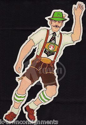 OKTOBERFEST GERMAN LEDERHOSEN ETHNIC FOLK DANCE VINTAGE GRAPHIC PARTY DECORATION - K-townConsignments