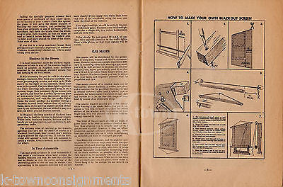 FIRST AID AIR RAID PRECAUTIONS VINTAGE WWII GRAPHIC MILITARY HOMEFRONT BOOK - K-townConsignments