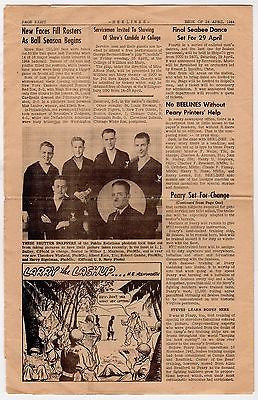 CAMP PEARY WILLIAMSBURG VIRGINIA SEABEES VINTAGE WWII MILITARY NEWS MAGAZINE '44 - K-townConsignments