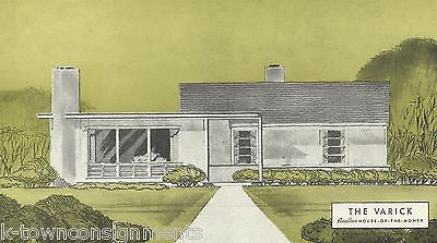 VARICK ARCHITECTURAL HOME DESIGN VINTAGE GRAPHIC ADVERTISING SALES PRINT - K-townConsignments