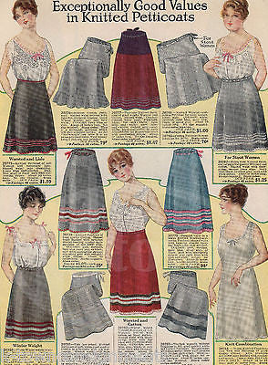 LADIES SILK DRESSES WOMENS FASHIONS ANTIQUE GRAPHIC ADVERTISING CATALOG PRINT - K-townConsignments