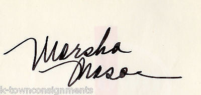 MARSHA MASON MOVIE & STAGE ACTRESS AUTOGRAPH SIGNED HOTEL EUROPE LETTERHEAD - K-townConsignments