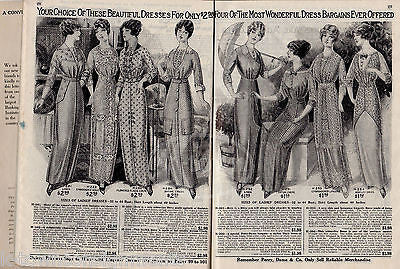 PERRY DAME CLOTHES NEW YORK ANTIQUE GRAPHIC ADVERTISING FASHION CATALOG 1914 - K-townConsignments