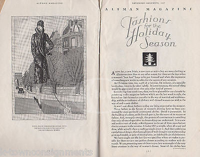 ALTMAN COMPANY CLOTHING FASHIONS SANTA ADVERTISING SALES CATALOG CHRISTMAS 1927 - K-townConsignments