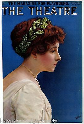 VALLI VALLI DOLLAR PRINCESS MOVIE ACTRESS ANTIQUE GRAPHIC MAGAZINE COVER PRINT - K-townConsignments