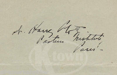 Harry Plotz Typhoid Vaccine Doctor Bacteriologist Vintage Autograph Signature - K-townConsignments