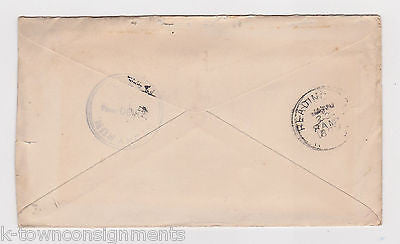 FE MYERS FARMING EQUIPMENT AGRICULTURE TOOLS ANTIQUE ADVERTISING MAIL COVER 1891 - K-townConsignments