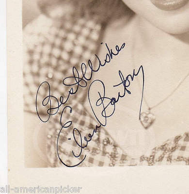 Eileen Barton I'd Have Baked A Cake Singer Vintage Autograph Signed Studio Photo - K-townConsignments