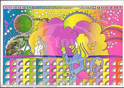 APOLLO 11 MOON MISSION EINSTEIN QUOTE VINTAGE PETER MAX GRAPHIC ART POSTER PRINT - K-townConsignments
