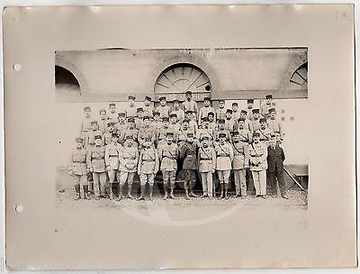 WWI FRENCH MILITARY OFFICERS IN UNIFORM ANTIQUE GROUP FILE PHOTO - K-townConsignments