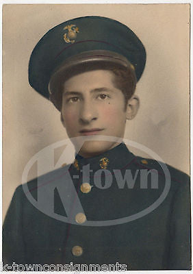 117th BATTALION NAVY MARINE SOLDIER OLD & YOUNG VINTAGE WWII SNAPSHOT PHOTOS - K-townConsignments