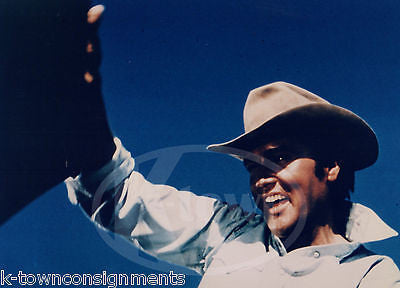 ELVIS PRESELY ROCK N ROLL MUSIC LEGEND VINTAGE COWBOY MOVIE STILL PHOTOGRAPH - K-townConsignments