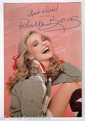 Priscilla Barnes Three's Company Actress Vintage Autograph Signed Photo Print - K-townConsignments