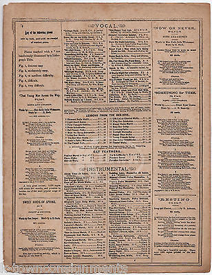 PIERRE LATOUR LESSONS FROM THE BEEHIVE ANTIQUE ENGRAVING SHEET MUSIC 1874 - K-townConsignments