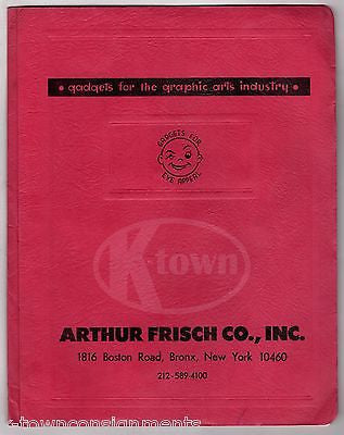 ARTHUR FRISCH GRAPHIC ART GADGETS VINTAGE SIGNED ADVERTISING SALES SAMPLE PACKET - K-townConsignments