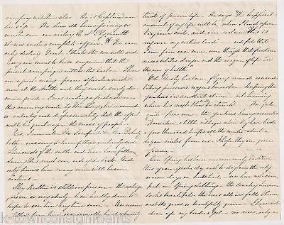 CIVIL WAR CONFEDERATE SOUTHERN BELLE WIDOW OCCUPIED NORTH CAROLINA LETTER 1864 - K-townConsignments