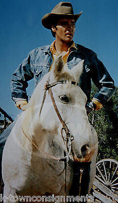 ELVIS PRESELY ROCK MUSIC LEGEND VINTAGE COWBOY MOVIE STILL PHOTOGRAPH - K-townConsignments